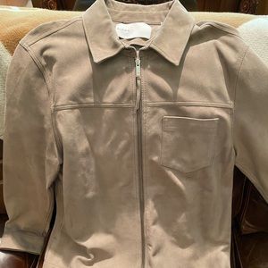 Men’s Suede Leather Jacket BLDWN Size: L (Genuine Leather)